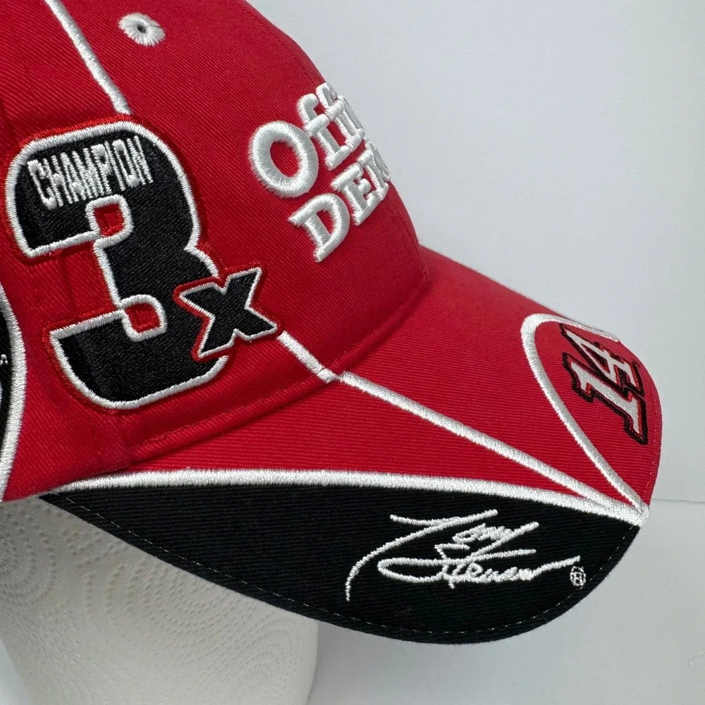 NASCAR Office Depot Tony Stewart #14 Hat Sprint Cup 3X Champion Adjustable Strap